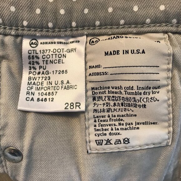 Anthropologie | AG The Stevie Ankle Spotted Jeans - Picture 9 of 11